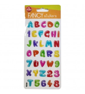 Bu-Bu Damla Stıckers Funcy Harfler 9x20 BUBU-PUS-7305