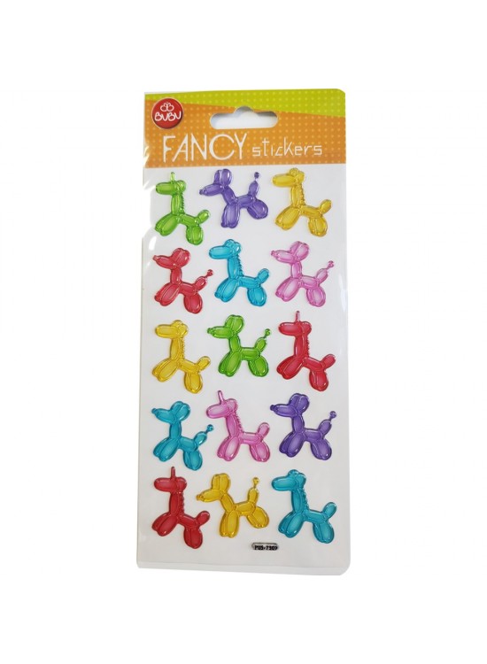 Bu-Bu Damla Stıckers Funcy Köpekler 9x20 BUBU-PUS-7307