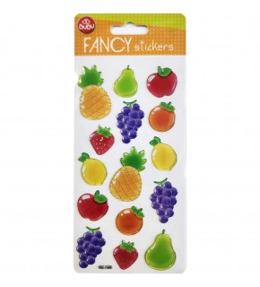 Bu-Bu Damla Stıckers Funcy Meyveler 9x20 BUBU-PUS-7306