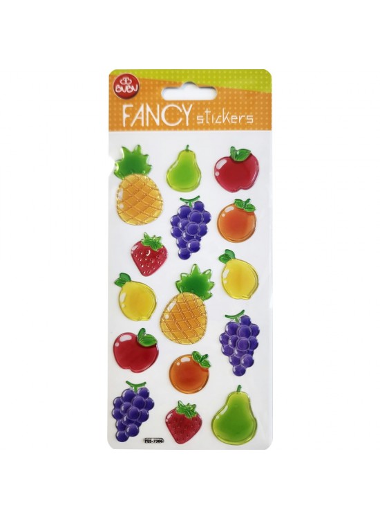 Bu-Bu Damla Stıckers Funcy Meyveler 9x20 BUBU-PUS-7306 Bu-Bu Damla Stıckers Funcy Meyveler 9x20 BUBU-PUS-7306