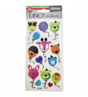 Bu-Bu Damla Stıckers Glıtter Balon 9x20 BUBU-PUS-6607