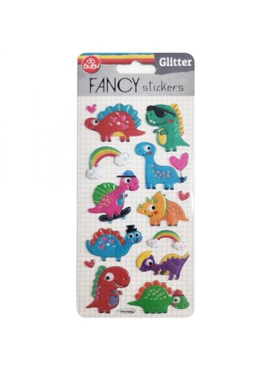 Bu-Bu Damla Stıckers Glitter Dinazor 9x20 BUBU-PUS-6606 Bu-Bu Damla Stıckers Glitter Dinazor 9x20 BUBU-PUS-6606