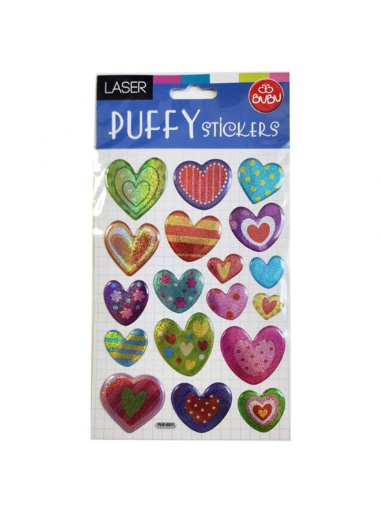Bu-Bu Damla Stıckers Kalp 12,5x23,5 BUBU-PUF-6211