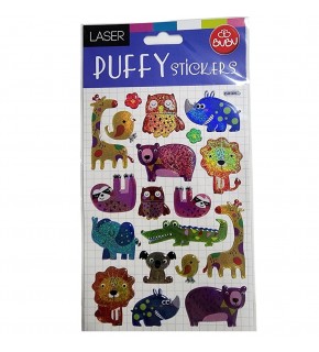 Bu-Bu Damla Stıckers Karışık Hayvanlar BUBU-PUF-6207