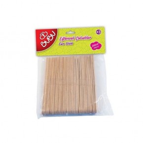 Bu-Bu Eğlenceli Çubuklar Naturel 11,5x1 Cm 40 Lı Kıs Bubu-hs0015