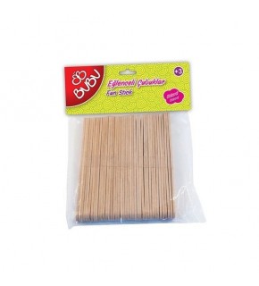 Bu-Bu Eğlenceli Çubuklar Naturel 11,5x1 Cm 40 Lı Kıs Bubu-hs0015