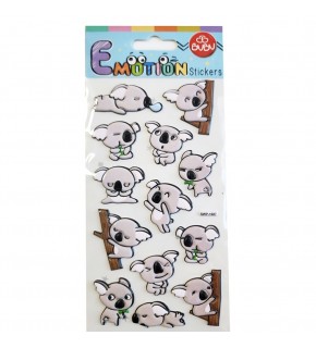 Bu-Bu Emotıons Stickers Koala 9x21 BUBU-SWP-1607