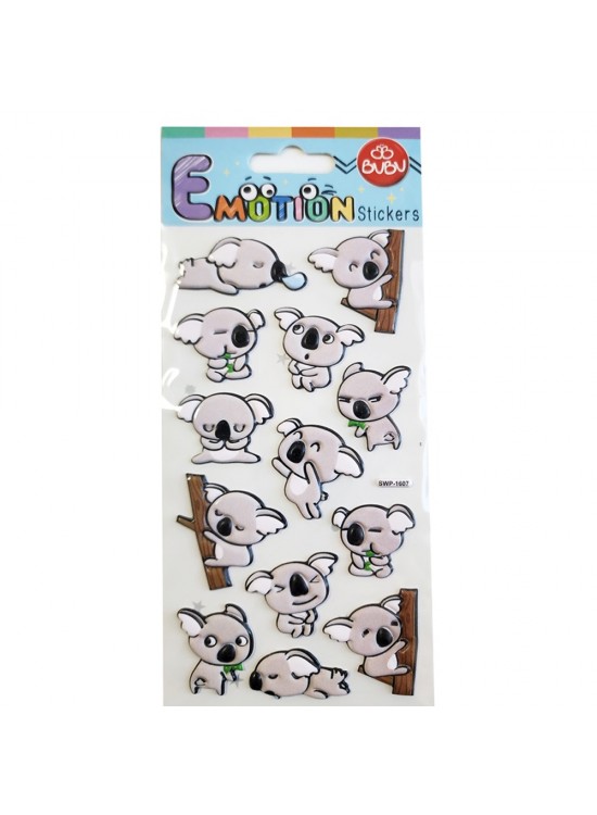Bu-Bu Emotıons Stickers Koala 9x21 BUBU-SWP-1607