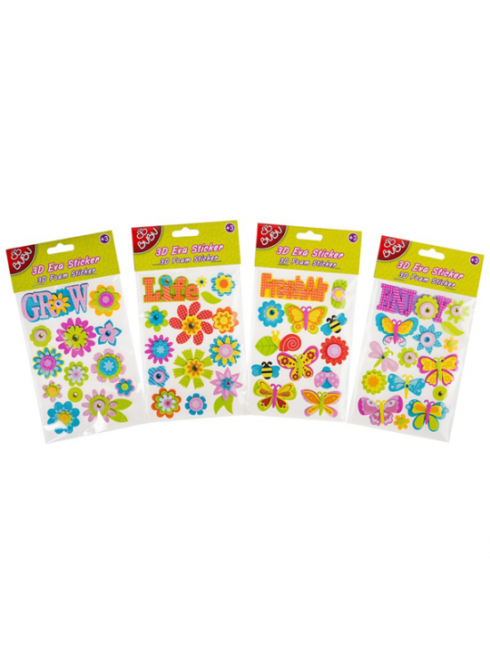 Bu-Bu Eva Sticker 3D BUBU00085 (1 Adet) Bu-Bu Eva Sticker 3D BUBU00085 (1 Adet)
