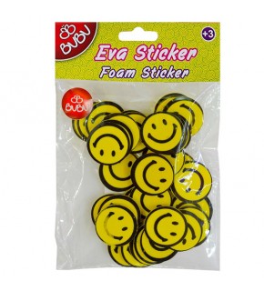 Bu-Bu Eva Sticker Gülen Yüz Orta BUBU-STS030
