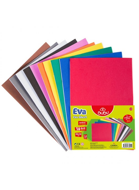 Bu-Bu Eva Yapışkanlı A4 2 MM 10 LU