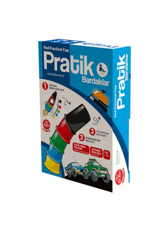 Bu-Bu Games Pratik Bardaklar BUBU-GM0004 Bu-Bu Games Pratik Bardaklar BUBU-GM0004