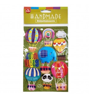 Bu-Bu Handmade Stıckers Balonlar 12,5x23,5 BUBU-HMSB-308