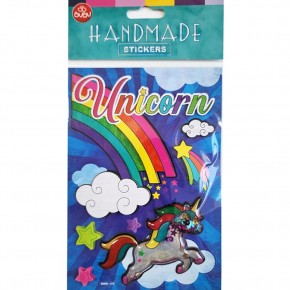 Bu-Bu Handmade Stıckers Unıcorn 12,5x23,5 BUBU-HMSB-105