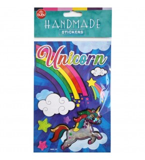 Bu-Bu Handmade Stıckers Unıcorn 12,5x23,5 BUBU-HMSB-105