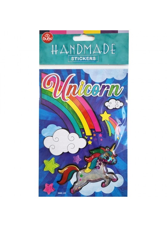 Bu-Bu Handmade Stıckers Unıcorn 12,5x23,5 BUBU-HMSB-105 Bu-Bu Handmade Stıckers Unıcorn 12,5x23,5 BUBU-HMSB-105
