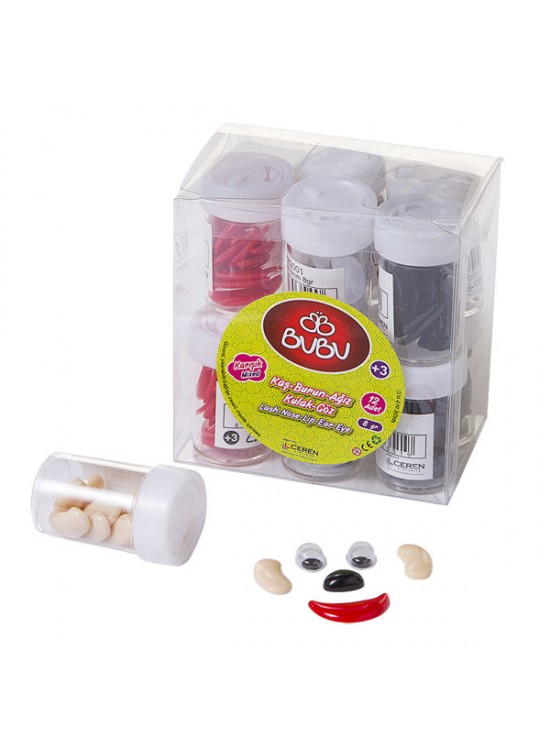 Bu-Bu Kaş-Burun-Ağız-Kulak-Göz 8 gr BUBU-YZ0001 (1 Adet)