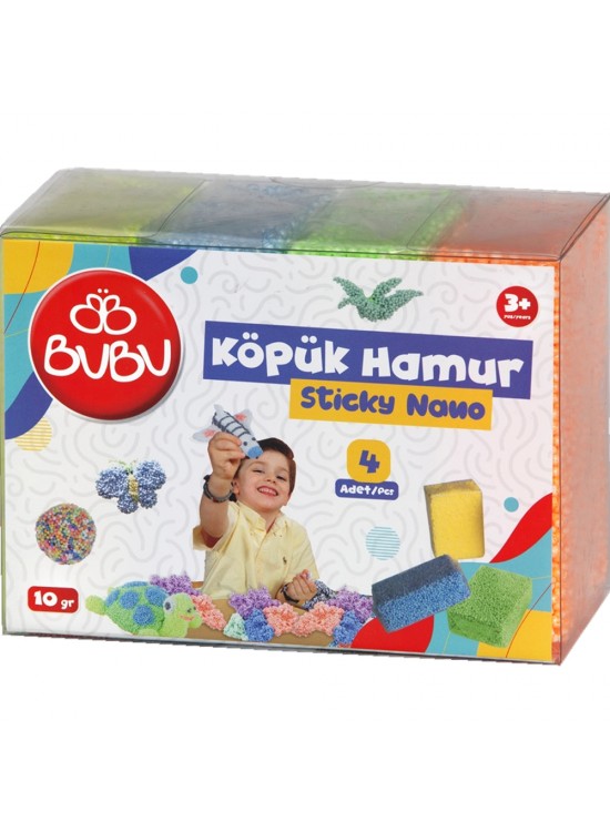 Bu-Bu Köpük Hamur 4x10 GR Pvc Bu-Bu Köpük Hamur 4x10 GR Pvc