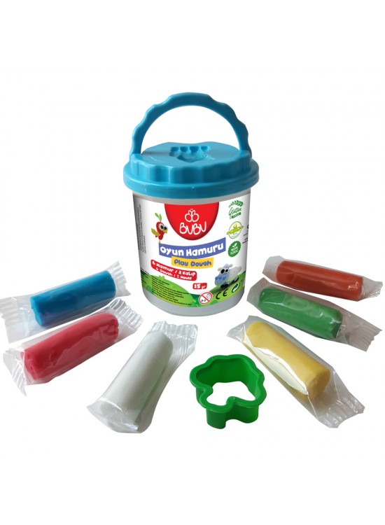 Bu-Bu Kovalı Oyun Hamuru Seti (6x15gr.) BUBU-OH0001
