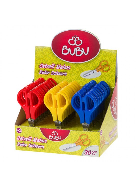 Bu-Bu Makas Cetvelli BUBU-MK0002 (1 Adet)