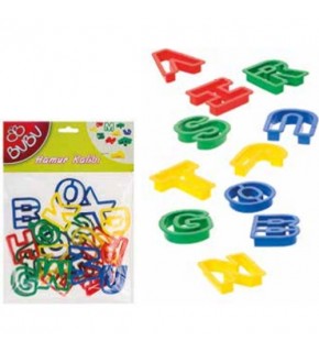 Bu-Bu Oyun Hamur Kalıbı Harf 26 Parça 0045
