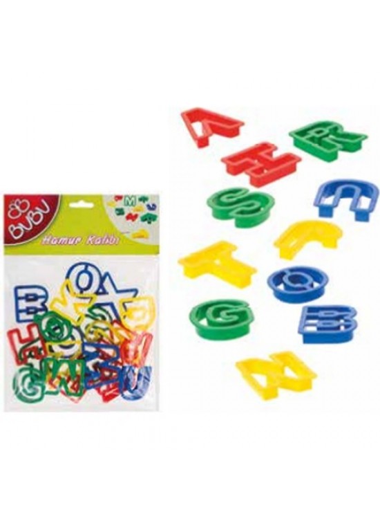Bu-Bu Oyun Hamur Kalıbı Harf 26 Parça 0045 Bu-Bu Oyun Hamur Kalıbı Harf 26 Parça 0045
