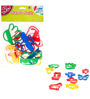 Bu-Bu Oyun Hamuru Kalıbı Merdane Seti 6 Parça BUBU00002