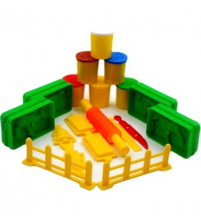 Bu-Bu Oyun Hamuru Seti 3D Çiftlik (L) BUBU-OH0013