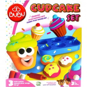 Bu-Bu Oyun Hamuru Seti Cupcake (S) BUBU-OH0021