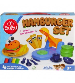 Bu-Bu Oyun Hamuru Seti Hamburger (L) BUBU-OH0010