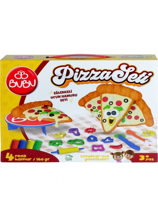 Bu-Bu Oyun Hamuru Seti Pizza (L) BUBU-OH0011