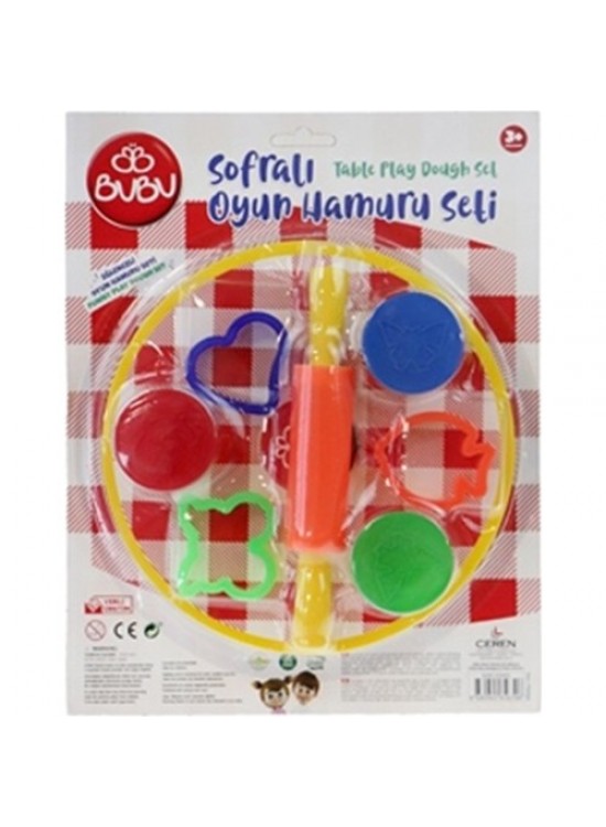 Bu-Bu Oyun Hamuru Seti Sofralı 3x15 GR BUBU-OH0002 Bu-Bu Oyun Hamuru Seti Sofralı 3x15 GR BUBU-OH0002
