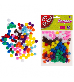 Bu-Bu Pon Pon 1 CM Karma Bu-Bu 00108 (1 Adet)