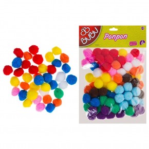 Bu-Bu Pon Pon 2 CM 100 LÜ Karma BUBU00109 (1 Adet)