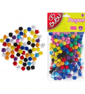Bu-Bu Pon Pon Simli 1 CM 200 Lü Karma 10x10 BUBU00111