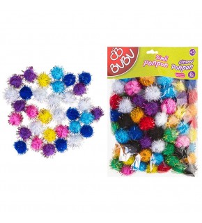 Bu-Bu Pon Pon Simli 2 CM 100 Lü Karma 10x15 BUBU00112