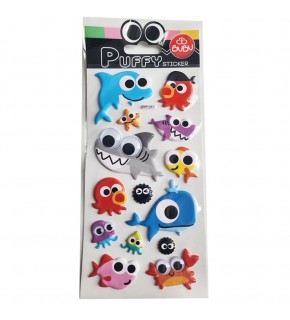 Bu-Bu Puffy Stıck Oynar Gözlü Şaşkın Balıklar 9x21 BUBU-SWP-2415