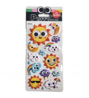 Bu-Bu Puffy Stıckers Oynar Gözlü Güneş 9x21 BUBU-SWP-2203