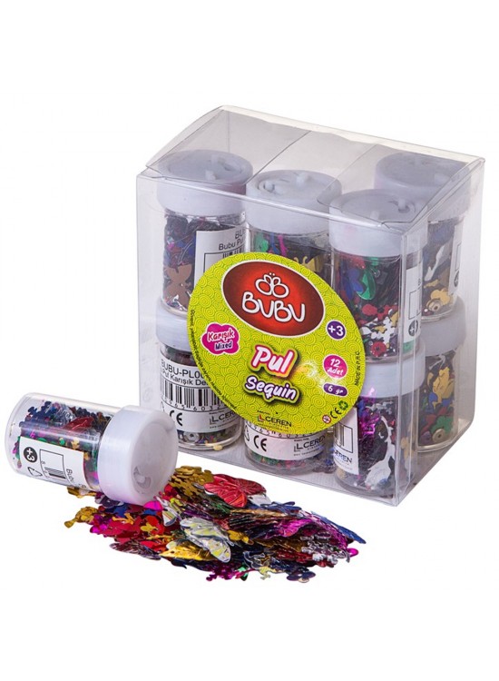 Bu-Bu Pul Karışık Desen 6 gr BUBU-PL0002 (1 Adet) Bu-Bu Pul Karışık Desen 6 gr BUBU-PL0002 (1 Adet)