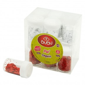 Bu-Bu Pul Kırmızı-Beyaz 6 GR Pvc BUBU-PL0003 (1 Adet)