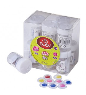 Bu-Bu Renkli Göz 18 mm 8 gr BUBU-GZ0009 (1 Adet)