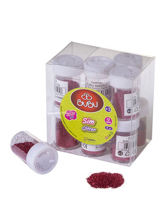 Bu-Bu Sim Kırmızı Renk 8 gr Pvc BUBU-SM0004 (1 Adet) Bu-Bu Sim Kırmızı Renk 8 gr Pvc BUBU-SM0004 (1 Adet)