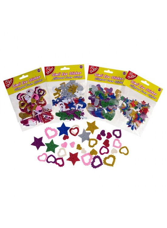 Bu-Bu Simli Eva Sticker Pvc BUBU00097 Bu-Bu Simli Eva Sticker Pvc BUBU00097