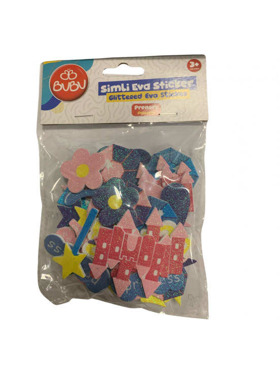 Bu-Bu Simli Eva Sticker Prenses Bu-Bu Simli Eva Sticker Prenses