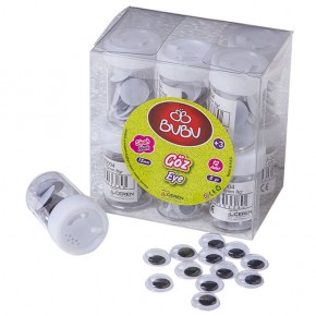 Bu-Bu Siyah Göz 15 mm 8 gr BUBU-GZ0004 (1 Adet)