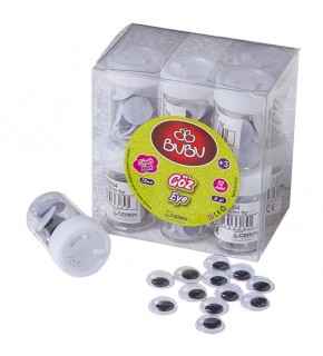 Bu-Bu Siyah Göz 15 mm 8 gr BUBU-GZ0004 (1 Adet)