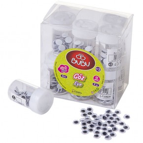 Bu-Bu Siyah Göz 8 mm 8 gr BUBU-GZ0002 (1 Adet)