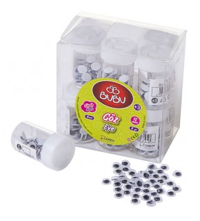 Bu-Bu Siyah Göz 8 mm 8 gr BUBU-GZ0002 (1 Adet)