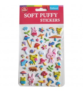 Bu-Bu Soft Puffy Stıckers Forest Life 10.9x20.5 BUBU-SWP-1009B