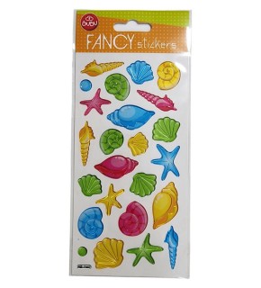 Bu-bu Stickers Damla Funcy Deniz Kabukluları 9X20